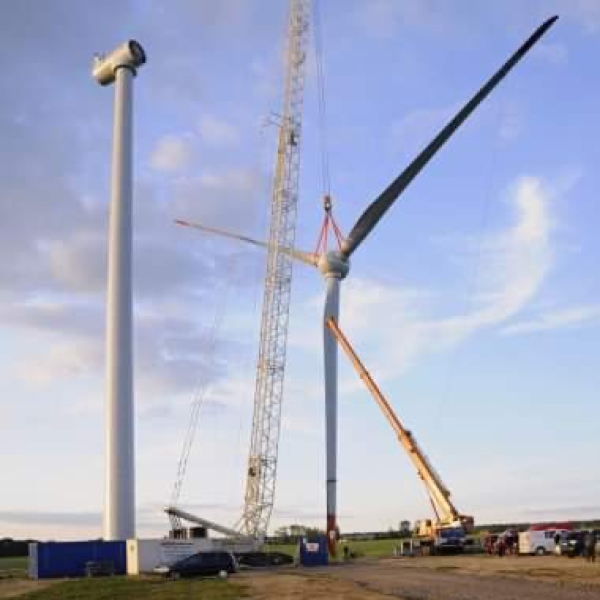 Preprava a montáž veternej elektrárne